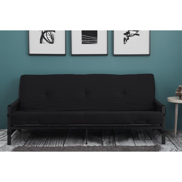 Black futon online wayfair